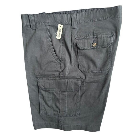 Amazon Essentials Men's Classic-Fit Cargo Short 100% Cotton 10" Inseam Navy 42 - Picture 3 of 12